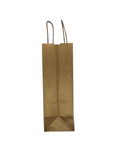 BOLSA DE PAPEL ASA RETORCIDA 20x24+8 ANÓNIMA KRAFT RECICLADO (CAJA 500 UDS.)
