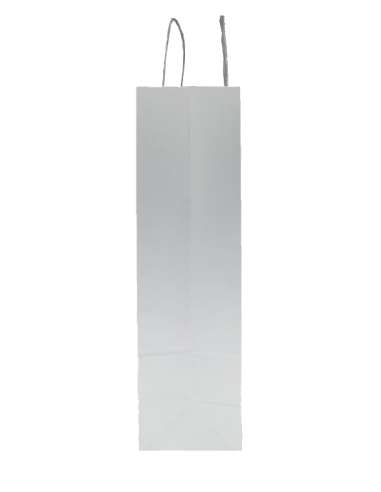 BOLSA DE PAPEL ASA RETORCIDA 23x21+8 PERSONALIZADA BLANCO (CAJA 250 UDS.)