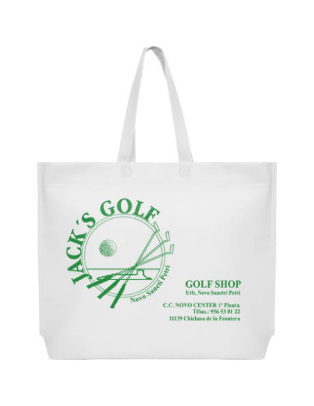 BOLSA TERMOSELLADA MAR FUELLE BASE PERSONALIZADA 54X40+10 BLANCO (CAJA 250 UDS.)