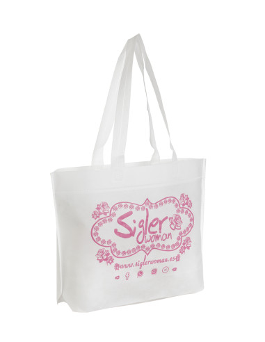 BOLSA TERMOSELLADA MAR FUELLE BASE PERSONALIZADA 54X40+10 BLANCO (CAJA 250 UDS.)
