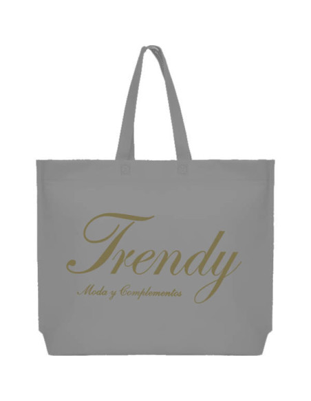 BOLSA TERMOSELLADA MAR FUELLE BASE PERSONALIZADA 54X40+10 GRIS (CAJA 250 UDS.)