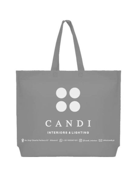 BOLSA TERMOSELLADA MAR FUELLE BASE PERSONALIZADA 54X40+10 GRIS (CAJA 250 UDS.)