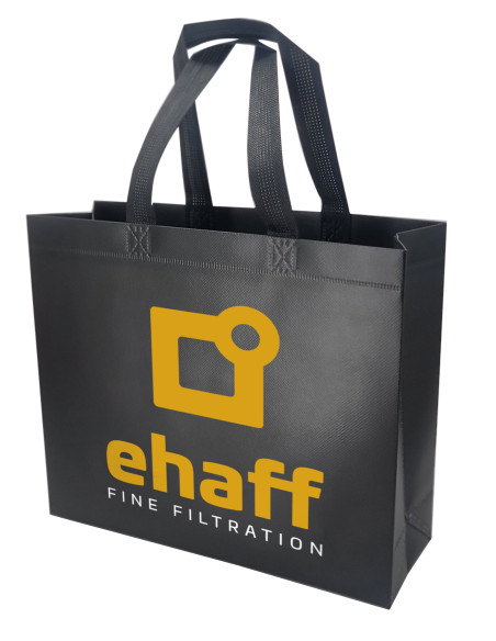 BOLSA TERMOSELLADA CON FUELLE LAMINADA PERSONALIZADA 30x25+10 NEGRO (CAJA 250 UDS.)