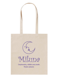 BOLSA DE ALGODON MODELO SIL 37X41 de 140 grs. (CAJA 250 UDS.)